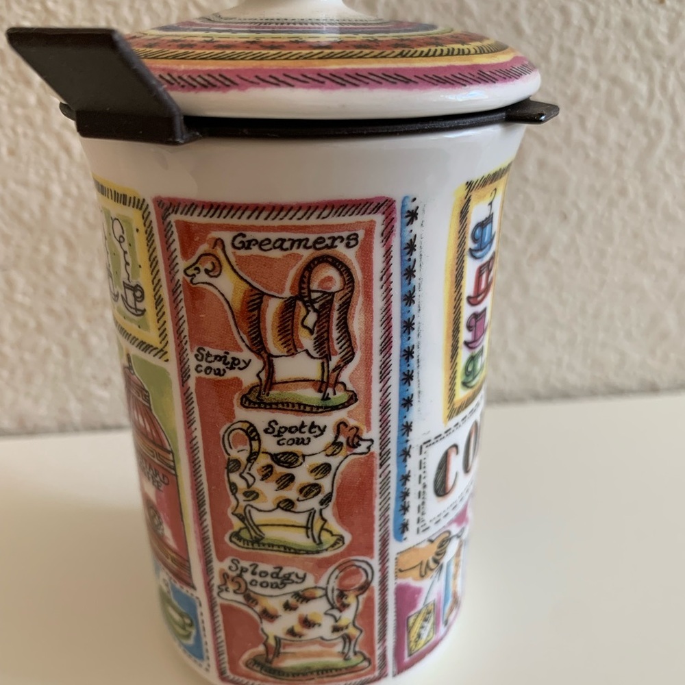 George Multicolor Coffee French Press Mug - Picture 4 of 11